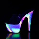 Neon 18 cm ADORE-701GXY pantofle na podpatku pro tanec na tyči