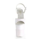 Opál Lesk 20 cm Pleaser FLAMINGO-809-2G Vysoké Podpatky Platformě