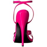 Pink 15 cm Devious DOMINA-108 dámské sandály na podpatku
