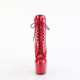 Pink glitter 18 cm pleaser kozačky na podpatku