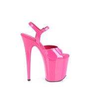 Pink platformě 20 cm FLAMINGO-809 pleaser vysoké podpatky