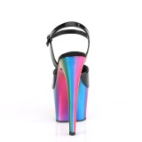 Platformě duha 18 cm ADORE-709RC Boty pro tanec na tyči