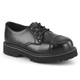 Pravé kůže RIOT-03 demoniacult boty  - unisex punk boty ocelové špice