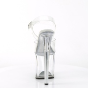 Průhledné platformě 20 cm NAUGHTY-808 pleaser sandály na podpatku