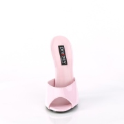 Růžový 15 cm DOMINA-101 pantofle pro muže