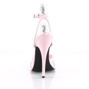 Růžový 15 cm DOMINA-108 Muži botách na vysokém podpatku