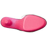 Růžový 18 cm ADORE-701UVG neon platformy pantoflicky dámské