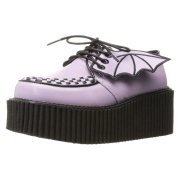 Růžový 7,5 cm CREEPER-205 Platformě creepers na netopýří křídla