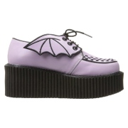 Růžový 7,5 cm CREEPER-205 Platformě creepers na netopýří křídla