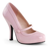 Růžový Lakované 12 cm retro vintage CUTIEPIE-02 Vysoké lodičky na podpatky