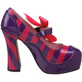 Růžový Nachový 13 cm KITTY-32 dámské boty na vysokém podpatku