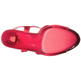 Růžový Neon 18 cm Pleaser SKY-309UV Platformě Vysoké Podpatky