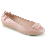 Růžový OLIVE-08 balerina ploché dámské boty