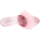 Růžový Průhledný 13 cm Fabulicious LIP-101-8 Platformě Vysoké Podpatku