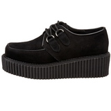 Semiš 5 cm CREEPER-101 Platformě Creepers Obuvi Dámské