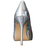 Stříbro Matná 13 cm AMUSE-20 Lodičky Dámské Stiletto Podpatků