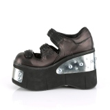 Vegan 11,5 cm Demonia KERA-13 platformě gothic boty