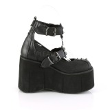 Vegan 11,5 cm DemoniaCult KERA-12 platformě gothic boty