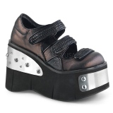 Vegan 11,5 cm DemoniaCult KERA-13 platformě gothic boty