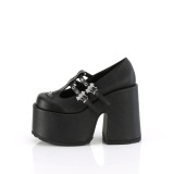 Vegan 13 cm Demonia CAMEL-55 Platformě boty na tlustém podpatku