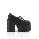 Vegan 13 cm Demonia CAMEL-55 Platformě boty na tlustém podpatku