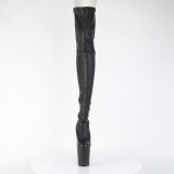 Vegan 20 cm FLAMINGO-3850 vysoké kozačky nad kolena s tkaničkami