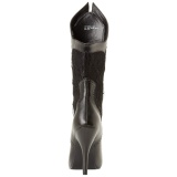 Vegan 7,5 cm VICTORIAN-116X Viktoriánské kotníkové boty na široká lýtka