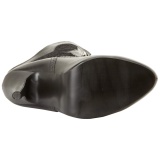 Vegan 7,5 cm VICTORIAN-116X Viktoriánské kotníkové boty na široká lýtka