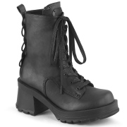 Vegan 7 cm Demonia BRATTY-50 Platformě boty na tlustém podpatku