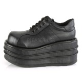Vegan 9 cm TEMPO-08 Platformě Gothic Boty Pánské