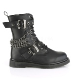 Vegan BOLT-250 demonia kozačky - unisex vojenské boty