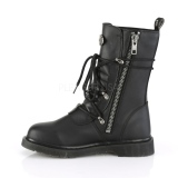Vegan BOLT-265 demonia kozačky - unisex vojenské boty