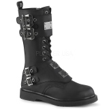 Vegan BOLT-345 demonia kozačky - unisex vojenské boty