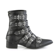 Vegan WARLOCK-70 demoniacult kozačky - pánské winklepicker kozačky 6 spony