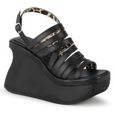 Veganské 11,5 cm Demonia PACE-33 Platformě Sandály