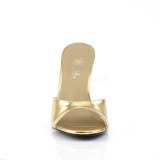 Zlato Koženka 10 cm CLASSIQUE-01 velké velikosti pantofle dámské