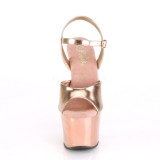 Zlato chrom platformě 18 cm SKY-309TTG pleaser vysoké podpatky