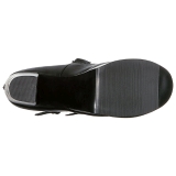 Černý 14 cm DEMONIA TORMENT-600 platformě gothic boty