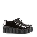 Černý 5 cm CREEPER-108 Platformě Creepers Obuvi Dámské