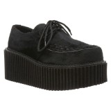 Černý 7,5 cm CREEPER-202 Platformě Creepers Obuvi Dámské