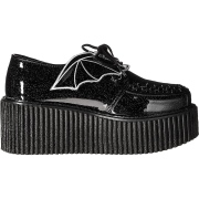 Černý 7,5 cm CREEPER-205 Platformě creepers na netopýří křídla