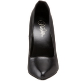 Černý Kůže 15 cm DOMINA-420 Lodičky Dámské Stiletto Podpatků