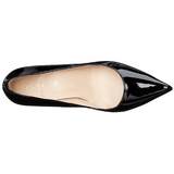 Černý Lakované 10 cm CLASSIQUE-20 Lodičky Dámské Stiletto Podpatků