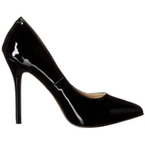 Černý Lakované 13 cm AMUSE-20 Lodičky Dámské Stiletto Podpatků