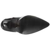 Černý Lakované 13 cm SEDUCE-420 Lodičky pro muže
