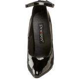 Černý Lakované 15 cm SCREAM-12 Lodičky Dámské Stiletto Podpatků