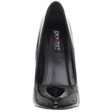 Černý Lakované 16 cm DAGGER-01 Lodičky Dámské Stiletto Podpatků