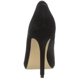 Černý Samet 13 cm AMUSE-20 Lodičky Dámské Stiletto Podpatků