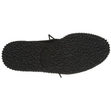 Černý Semiš 2,5 cm CREEPER-602S Creepers Boty Pánské