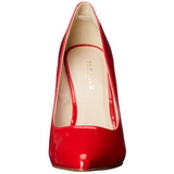 Červený Lakované 13 cm AMUSE-20 Lodičky Dámské Stiletto Podpatků
